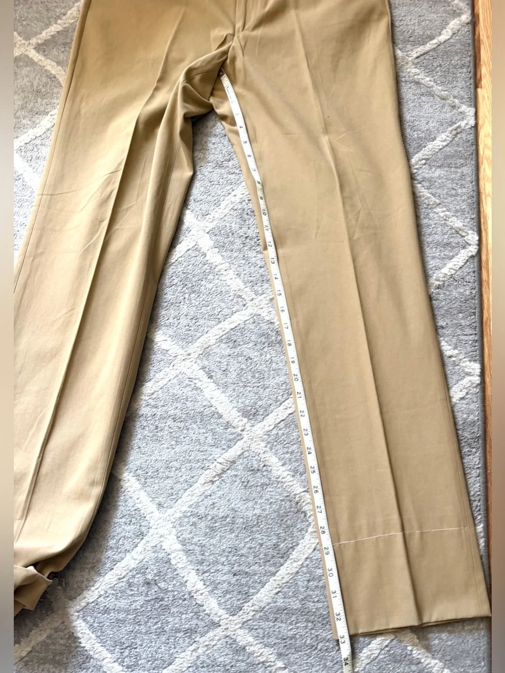 Vintage NWT Polo Ralph Lauren Men's Khaki Pants 90’s Italy 34